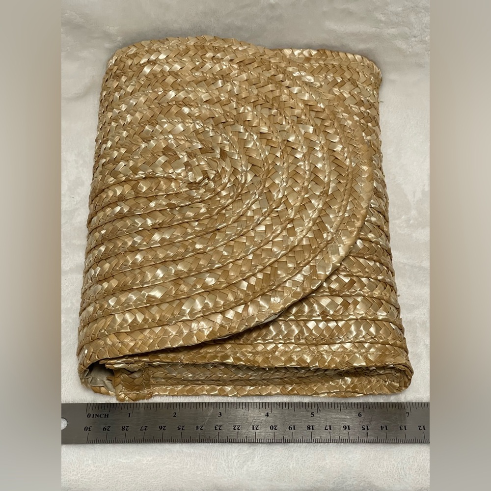 EWC Woven Clutch purse Spring Boho cottagecore perfect for Easter - Picture 10 of 11